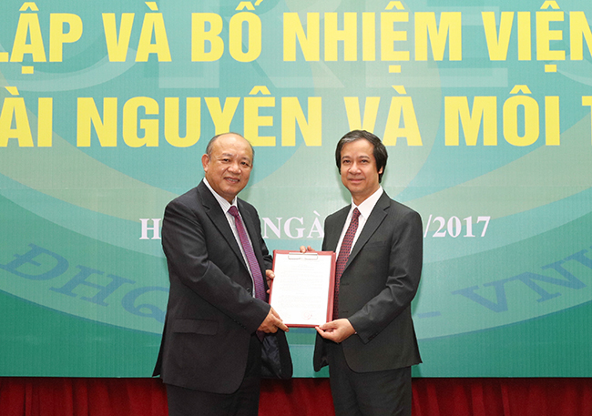 Kết quả hình ảnh cho " Viện Tài nguyên và Môi trường" +" ĐHQG Hà Nội"